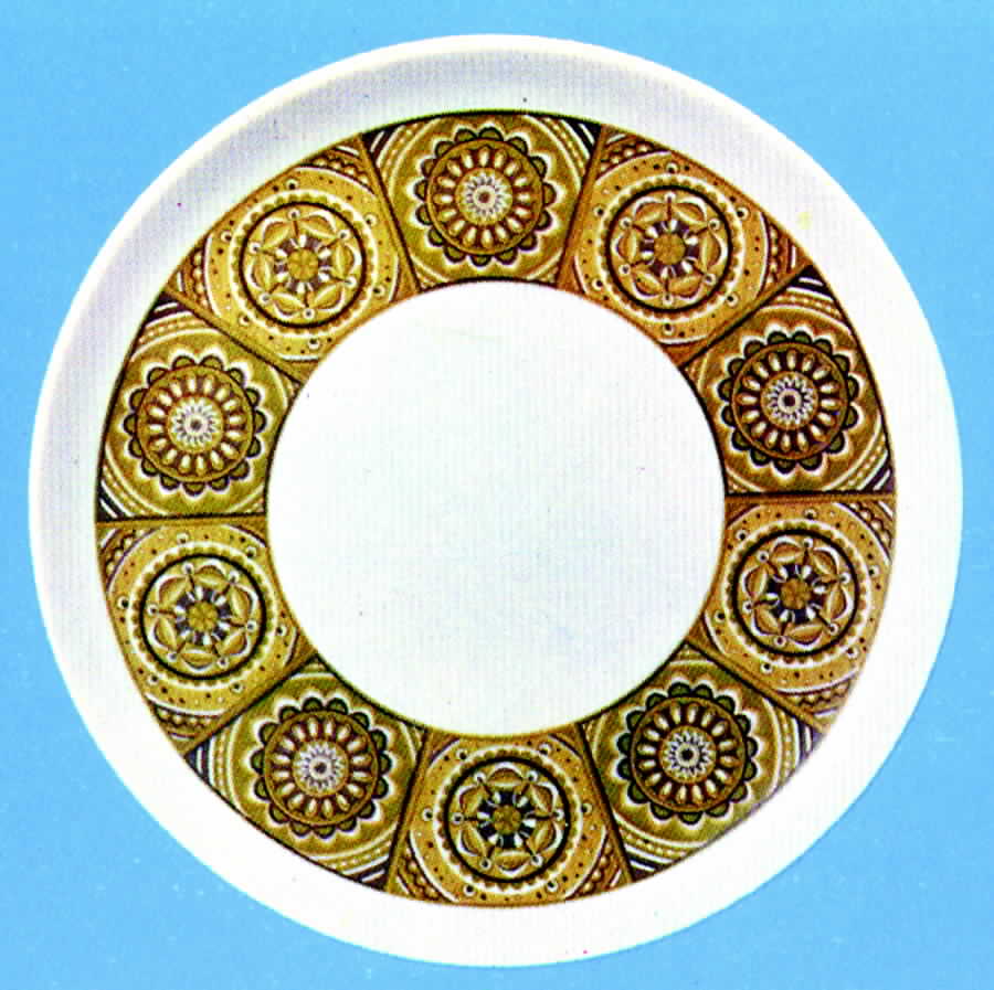 Torque Dinner Plate by Sango-1