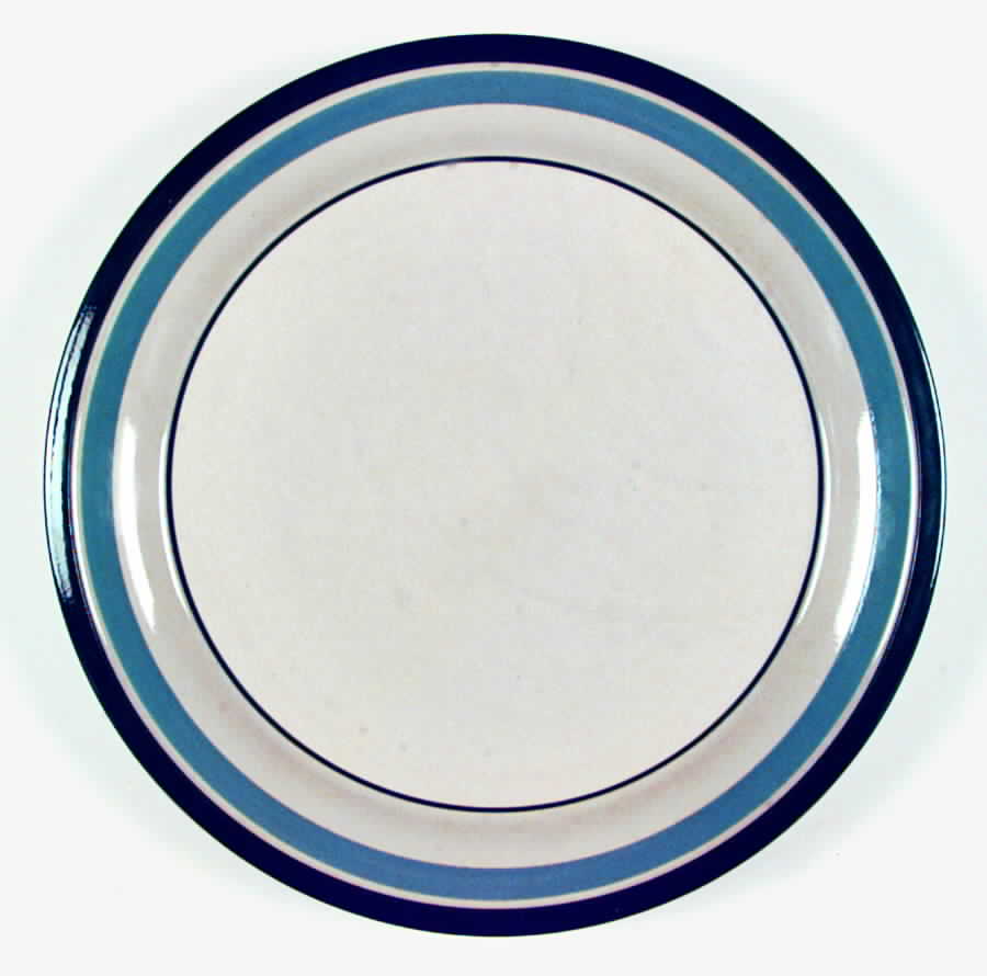 Trend Blue Dinner Plate by Sango-1