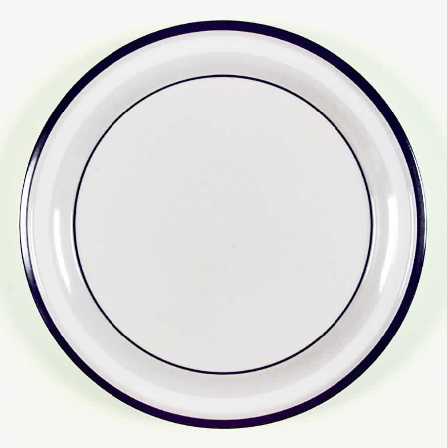 Trend Black Dinner Plate by Sango-1