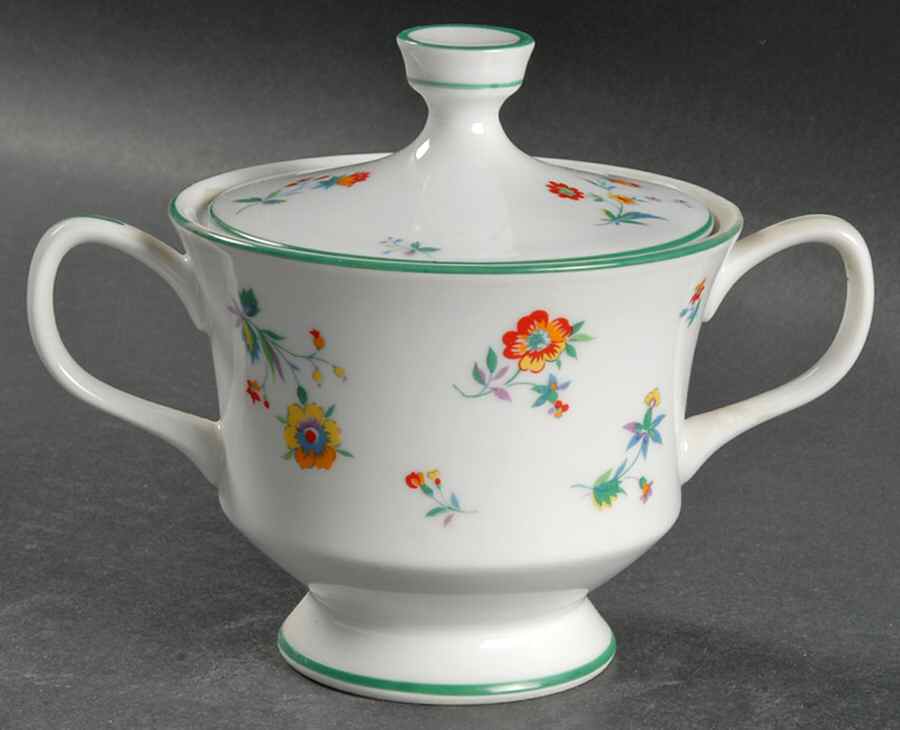 Trinity Sugar Bowl & Lid by Sango-1