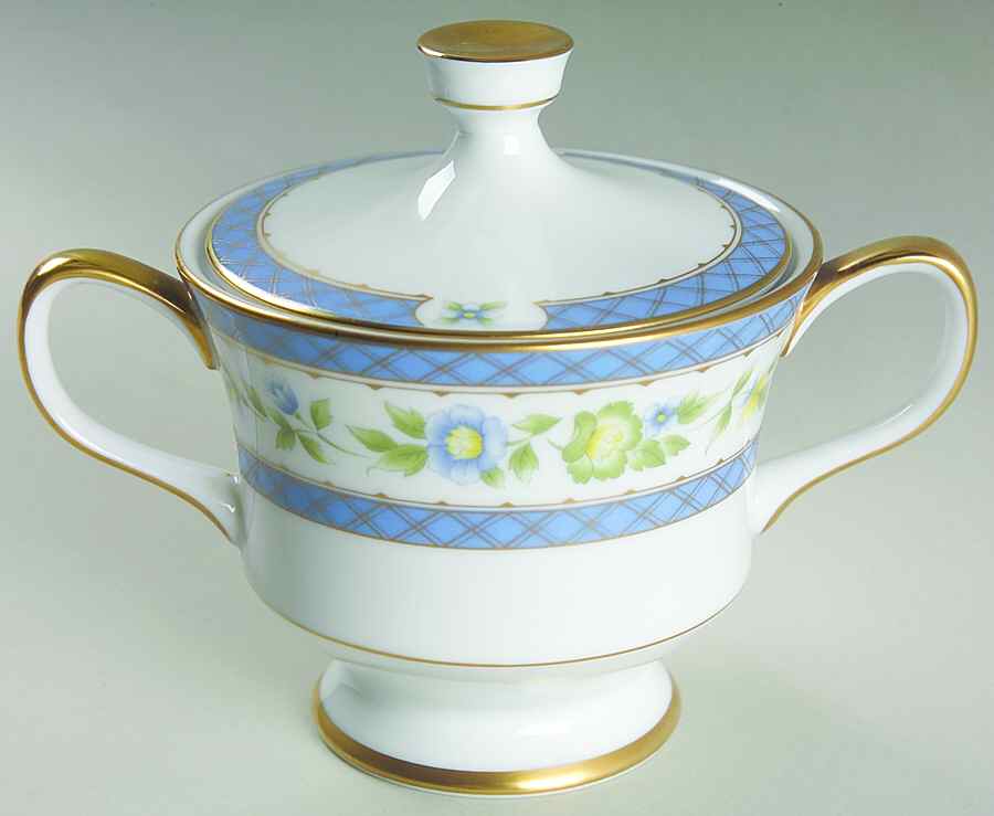 Trianon Sugar Bowl & Lid by Sango-1