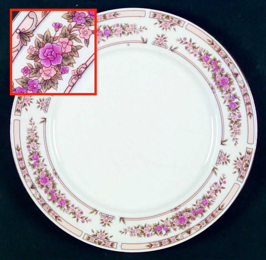 Trianon Dinner Plate by Sango-1