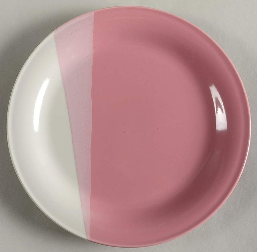 Trio Pink Salad Plate by Sango-1