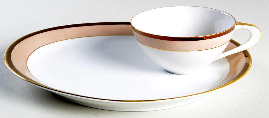 Trousseau Snack Plate & Cup Set by Sango-1