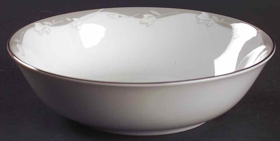 Trellis Rose Soup/Cereal Bowl by Sango-1