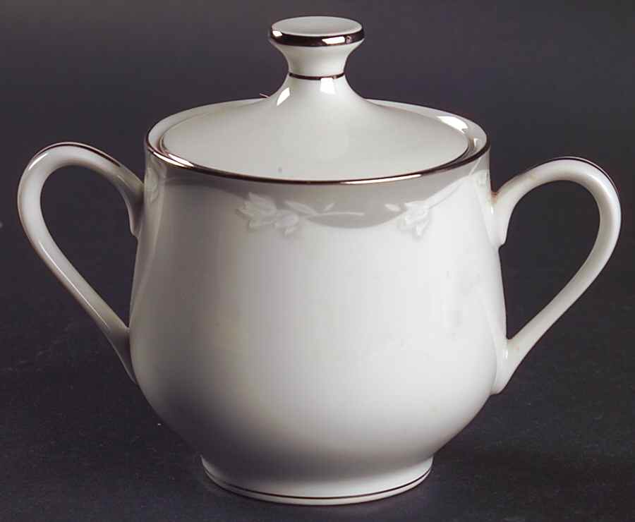 Trellis Rose Sugar Bowl & Lid by Sango-1