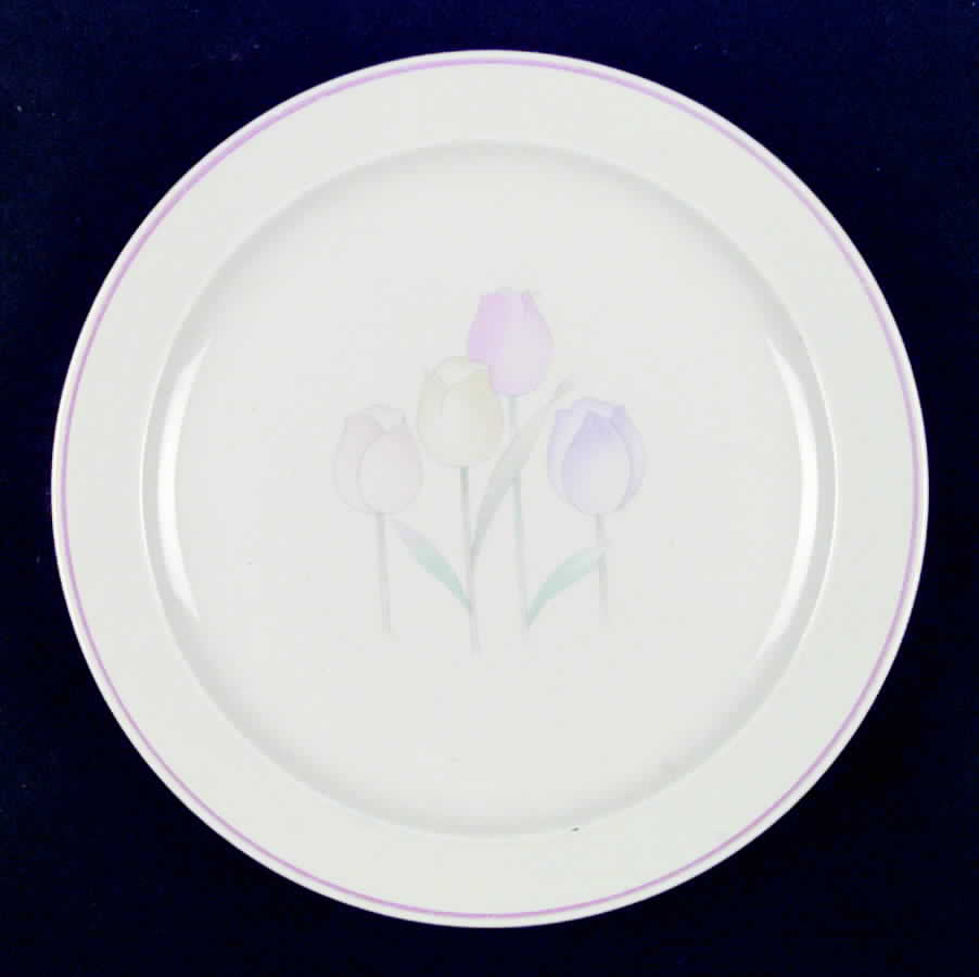 Tuliptime Dinner Plate by Sango-1