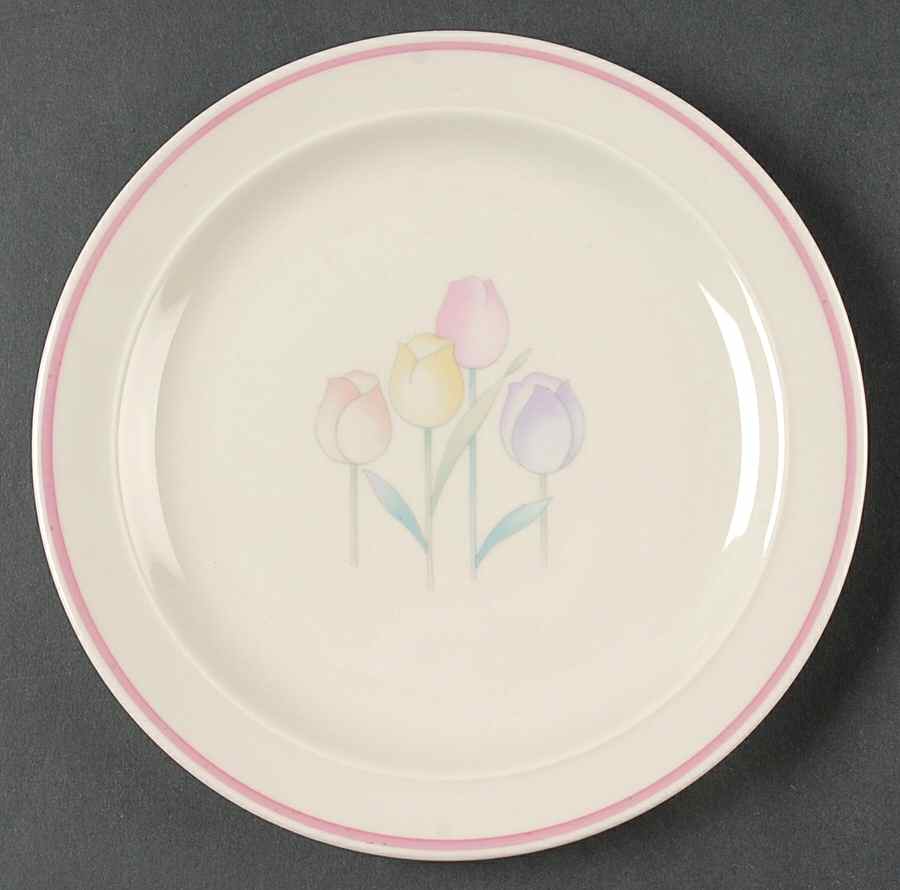 Tuliptime Salad Plate by Sango-1