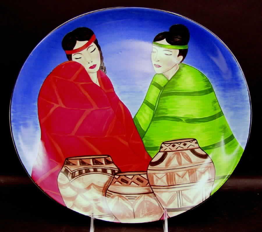 Twilight 12" Chop Plate (Round Platter) by Sango-1