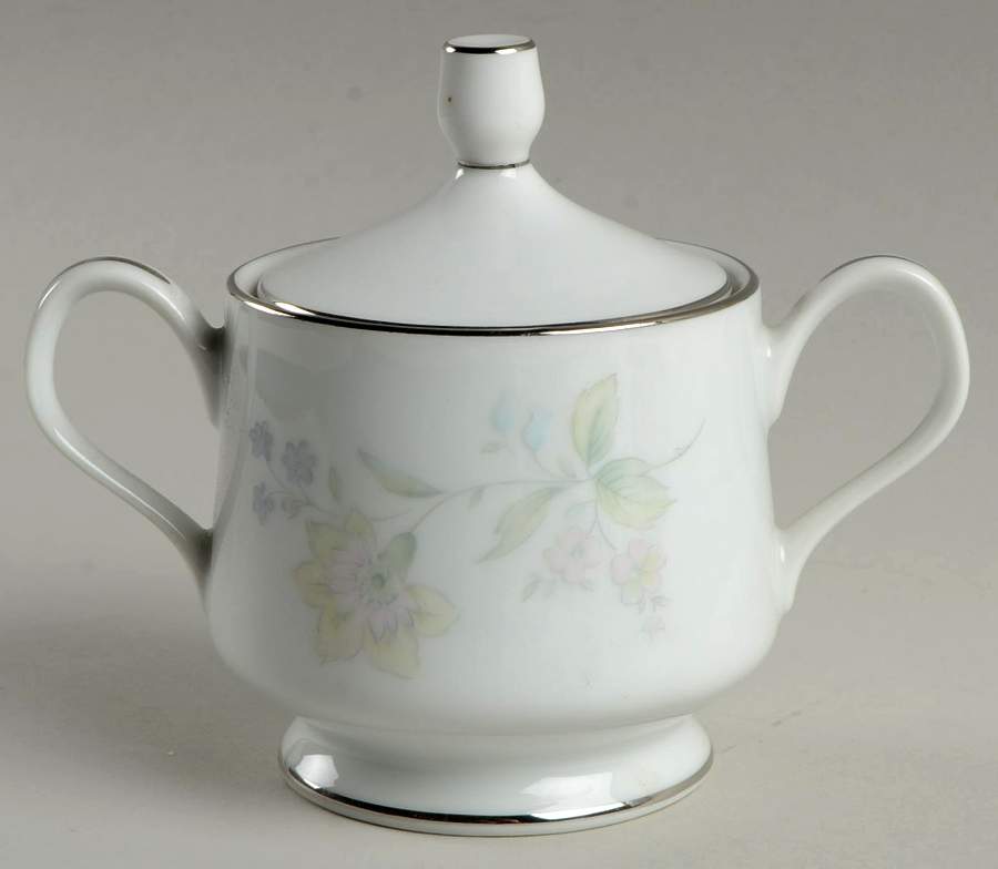 Unica Sugar Bowl & Lid by Sango-1
