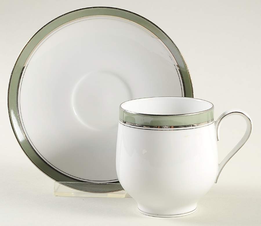 Ventura Flat Cup & Saucer Set by Sango-1
