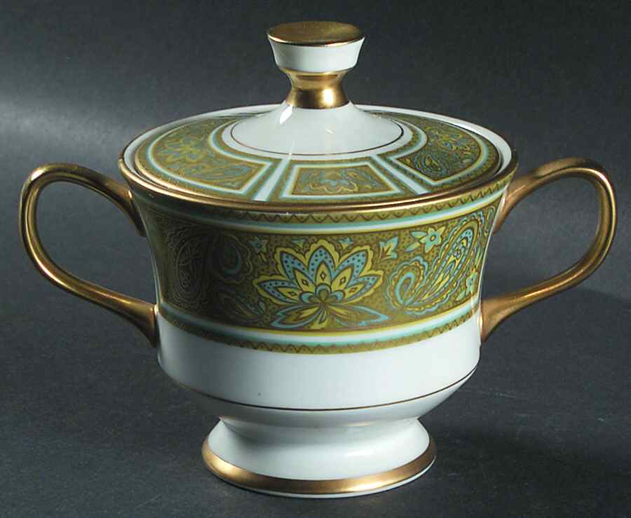 Villa Medici Sugar Bowl & Lid by Sango-1