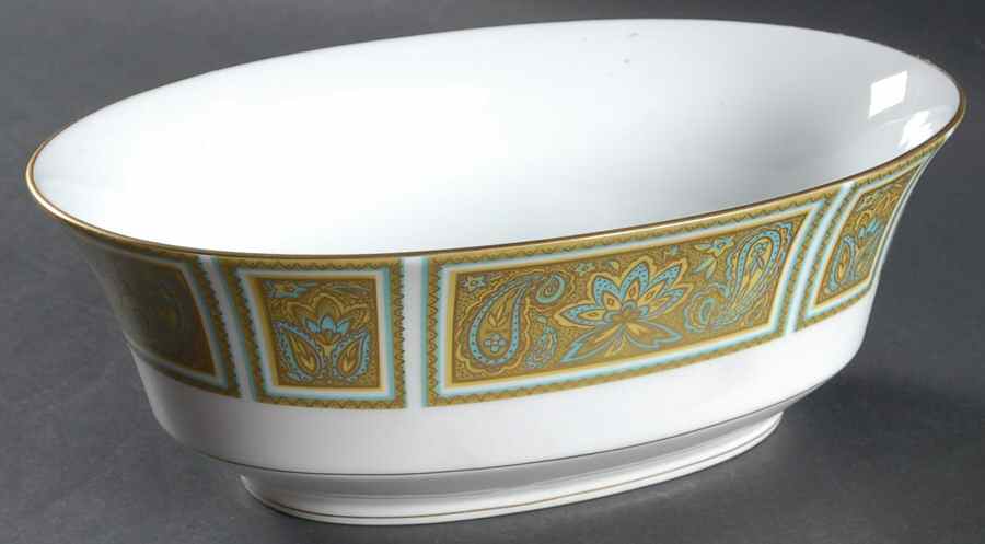 Villa Medici 9" Oval Vegetable Bowl by Sango-1