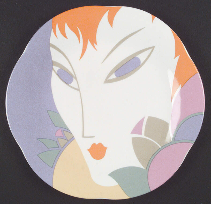 Visage Dinner Plate by Sango-1