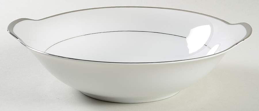 Wedding Band 9" Round Vegetable Bowl by Sango-1