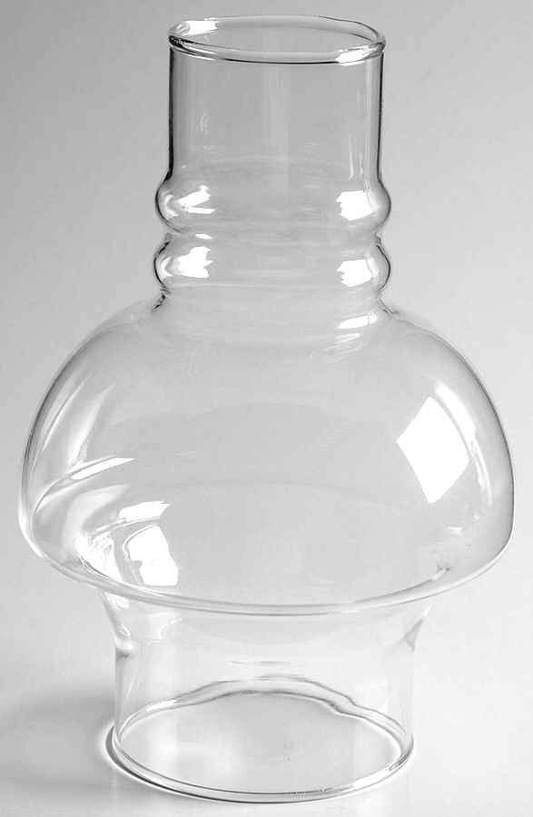 White Christmas Globe for Hurricane Lamp by Sango-1