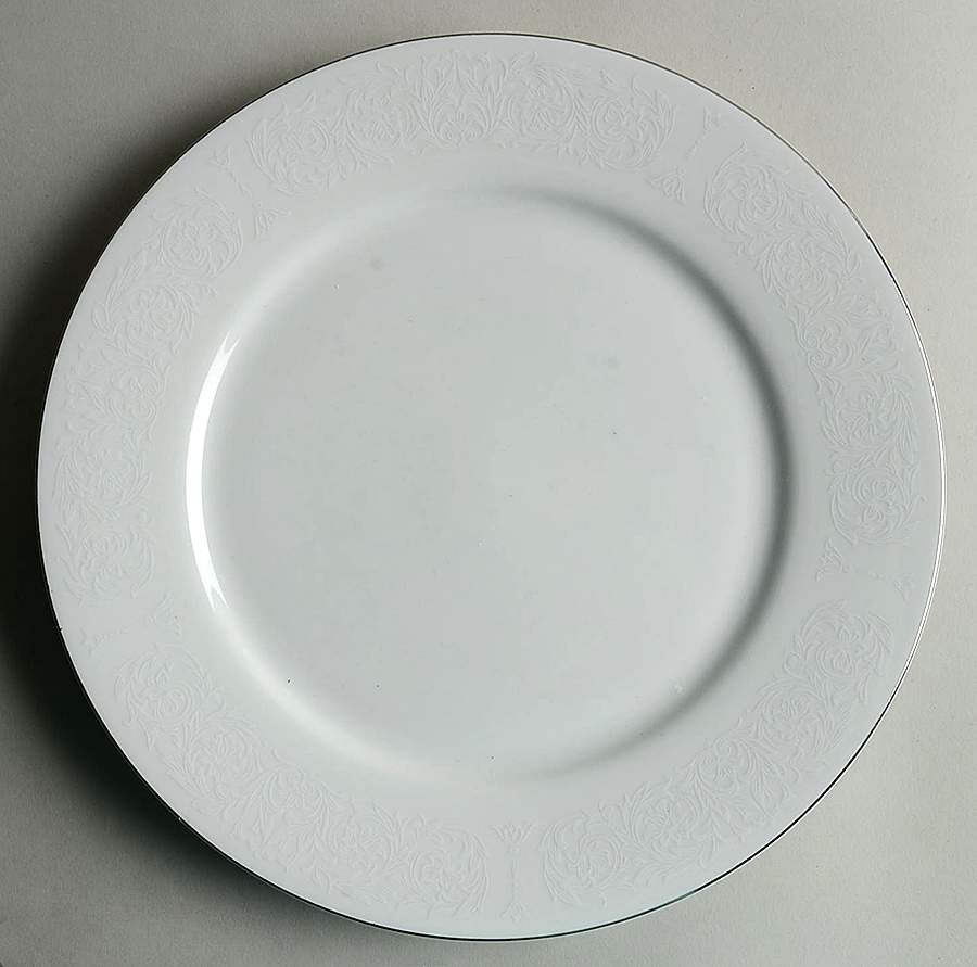Whitelace Dinner Plate by Sango-1
