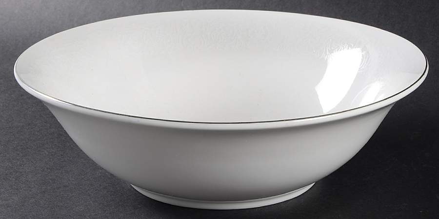 Whitelace 9" Round Vegetable Bowl by Sango-1