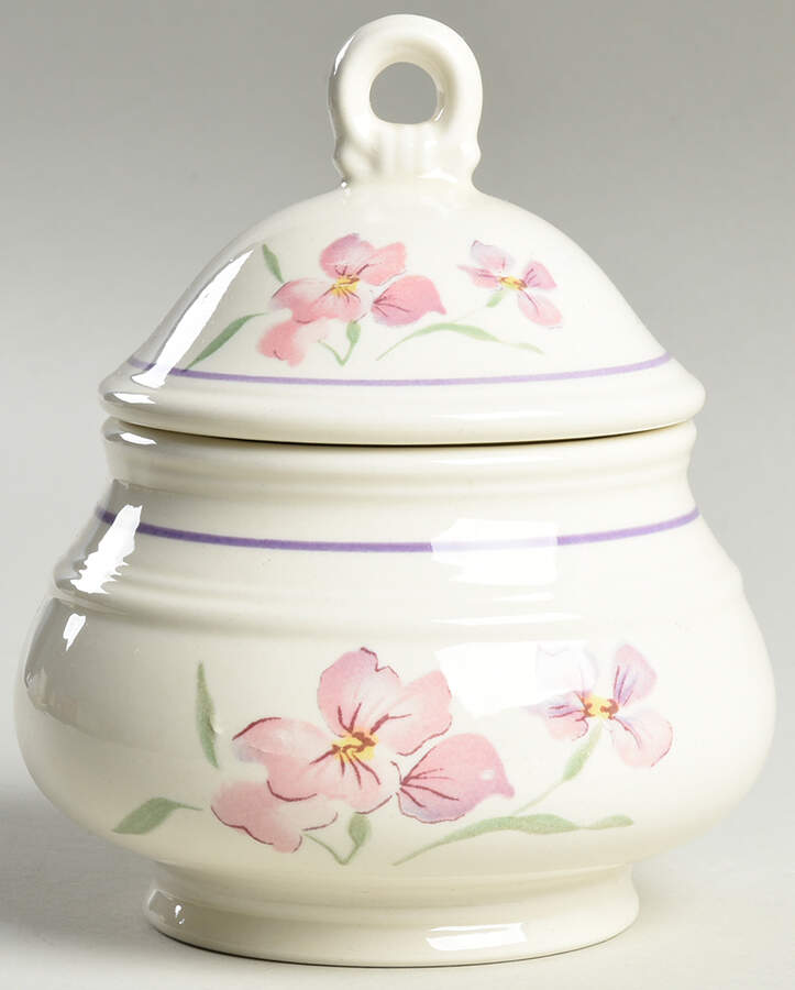 Windsor Sugar Bowl & Lid by Sango-1