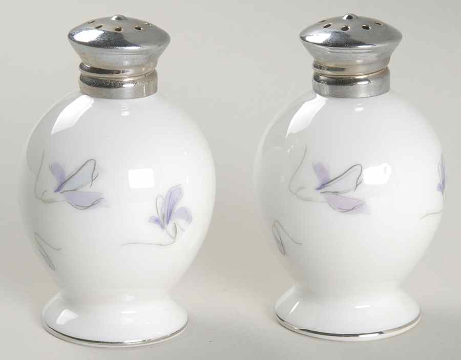 Wood Violet Salt & Pepper Set by Sango-1