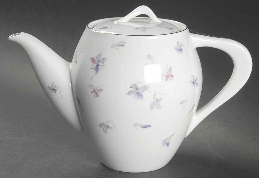 Wood Violet Teapot & Lid by Sango-1