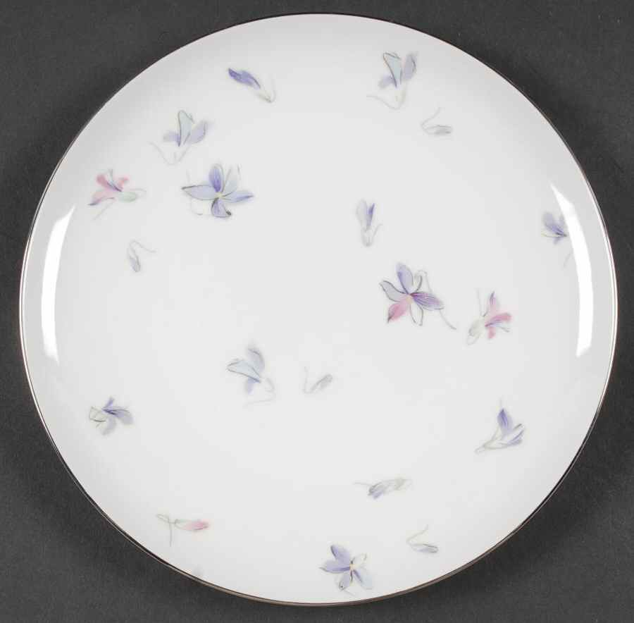 Wood Violet Salad Plate by Sango-1