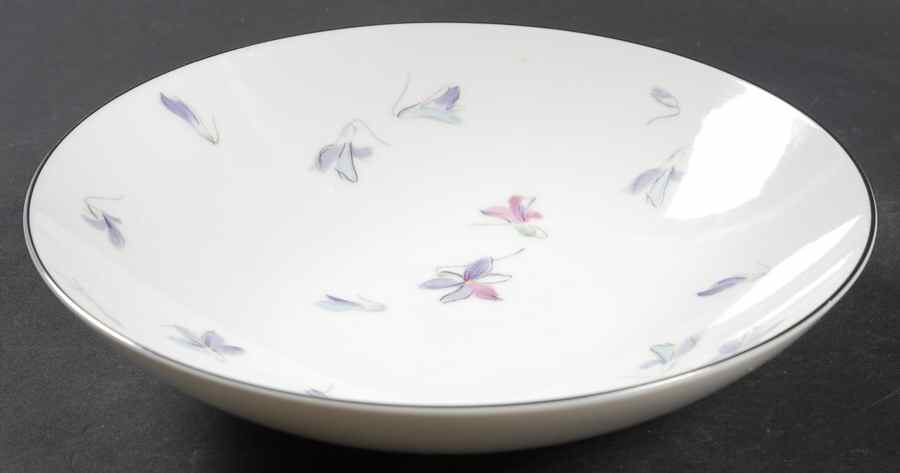 Wood Violet Coupe Soup Bowl by Sango-1