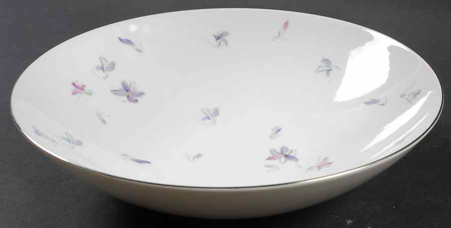 Wood Violet 9" Round Vegetable Bowl by Sango-1