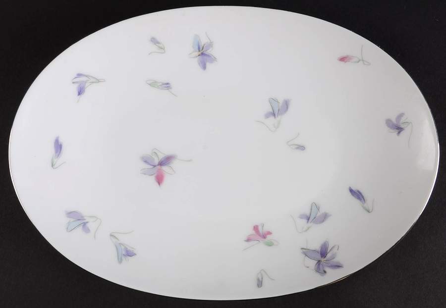 Wood Violet Relish/Gravy Underplate by Sango-1