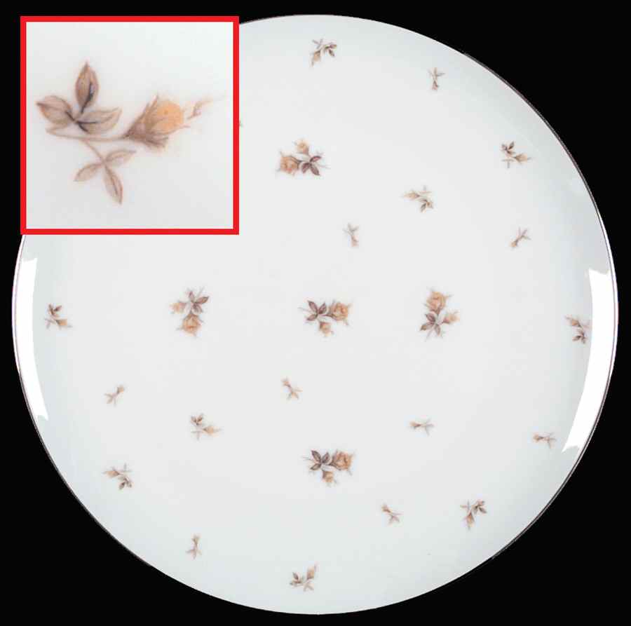 Yellow Chintz Dinner Plate by Sango-1