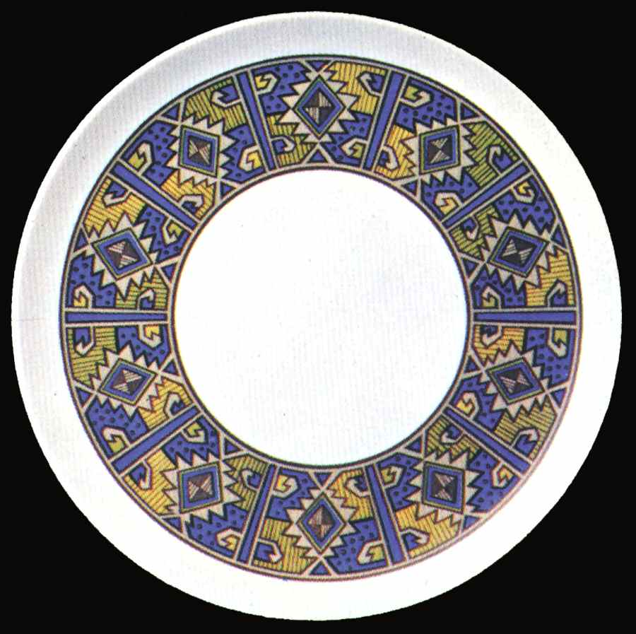 Yucatan Dinner Plate by Sango-1
