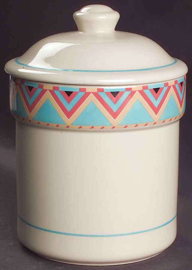 Zuni Large Canister & Lid by Sango-1