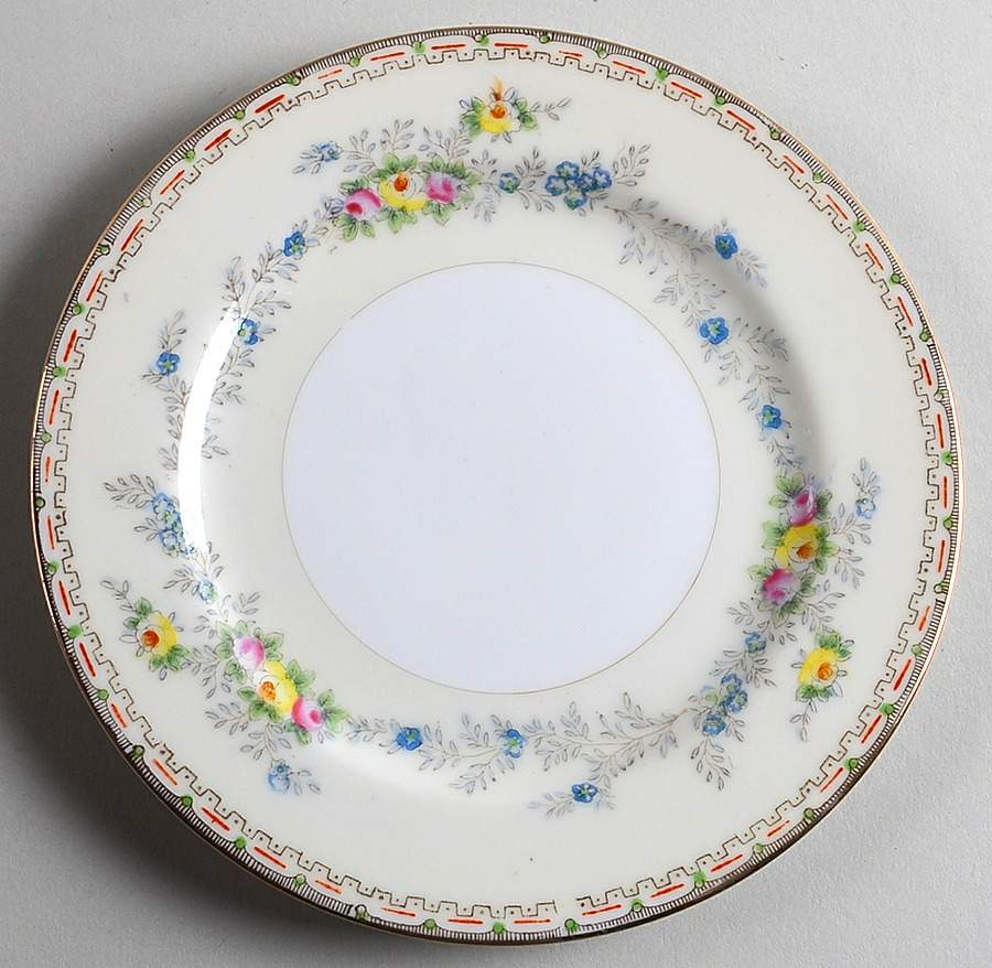 Les Fleurs (Japan) Bread & Butter Plate by Sampy (Japan)-1