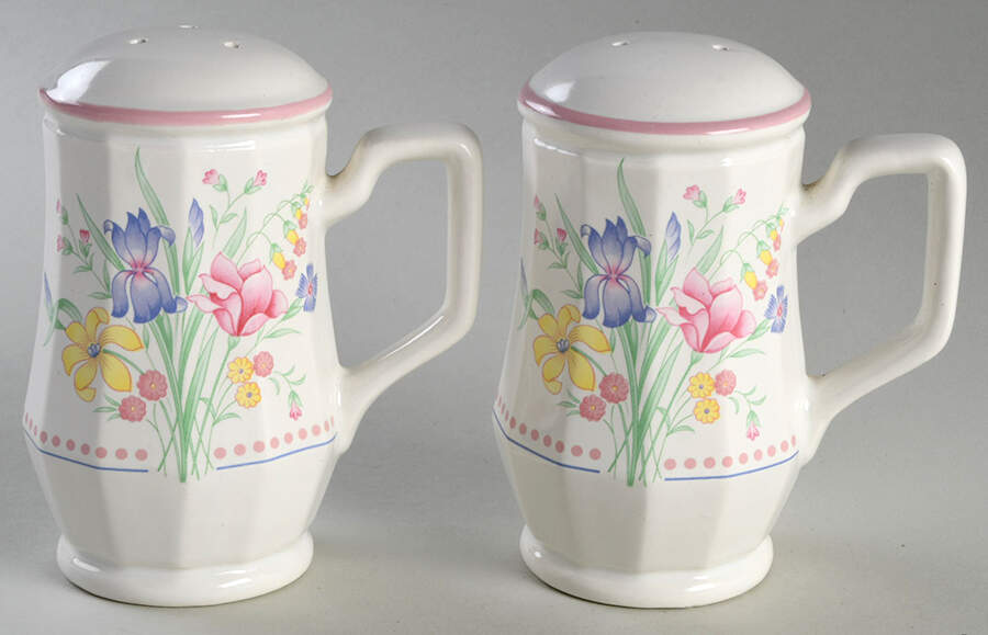 Victorian Flowers Stove Top Salt & Pepper Set by Sarma Studios-1