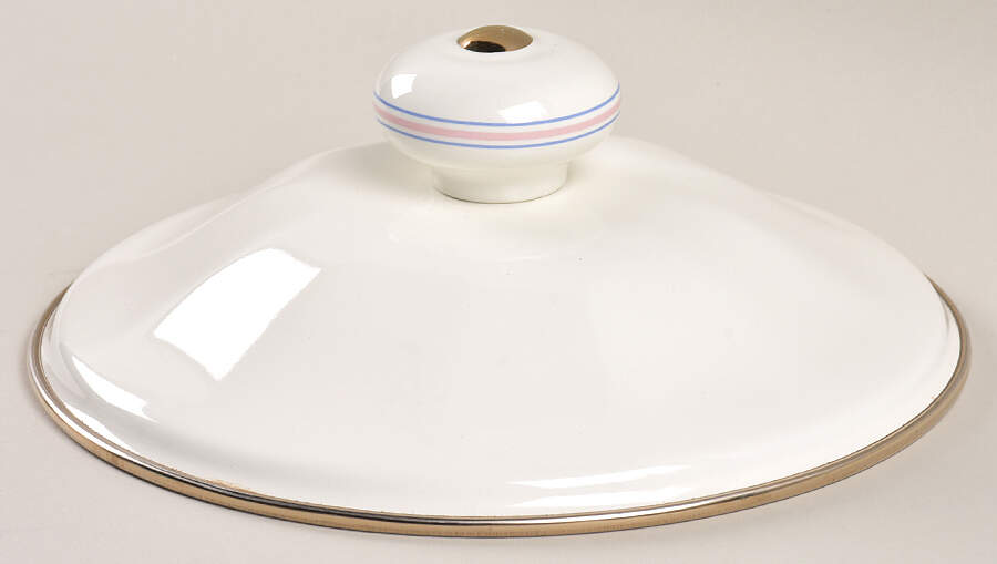 Victorian Flowers Lid for 1.5 Qt Metal Covered Saucepan by Sarma Studios-1