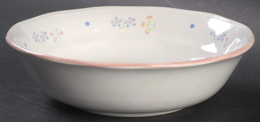 Victorian Flowers Coupe Cereal Bowl by Sarma Studios-1