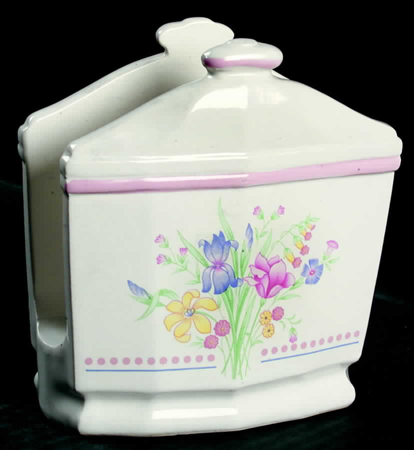 Victorian Flowers Napkin Holder by Sarma Studios-1