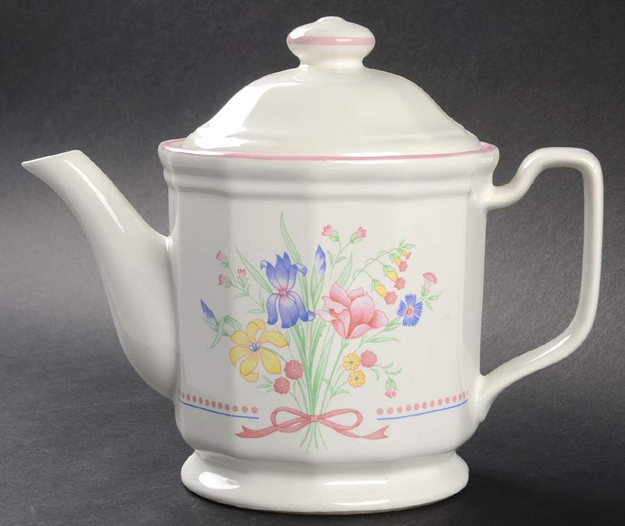 Victorian Flowers Teapot & Lid by Sarma Studios-1