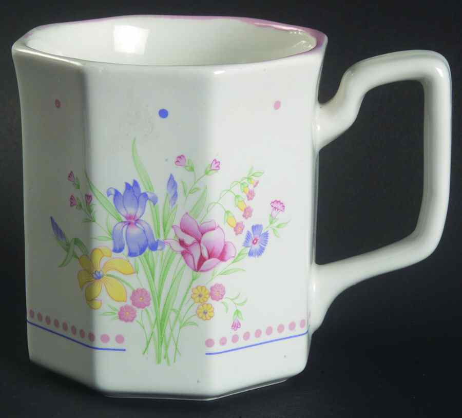 Victorian Flowers Mug by Sarma Studios-1