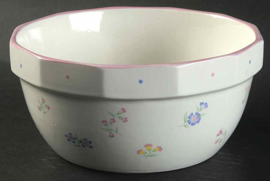 Victorian Flowers 7" Mixing Bowl by Sarma Studios-1