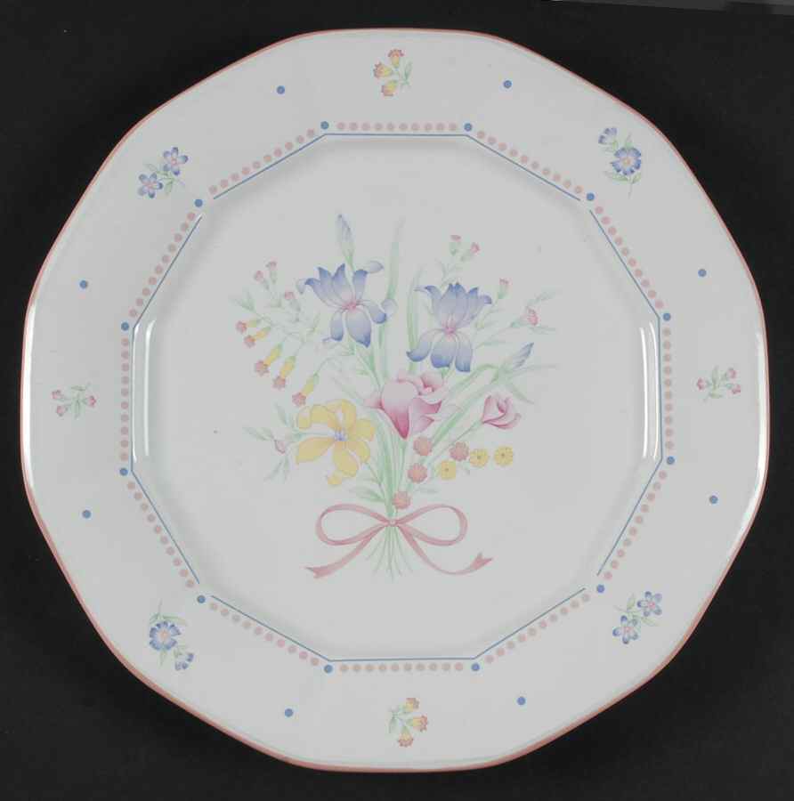 Victorian Flowers 12" Chop Plate (Round Platter) by Sarma Studios-1