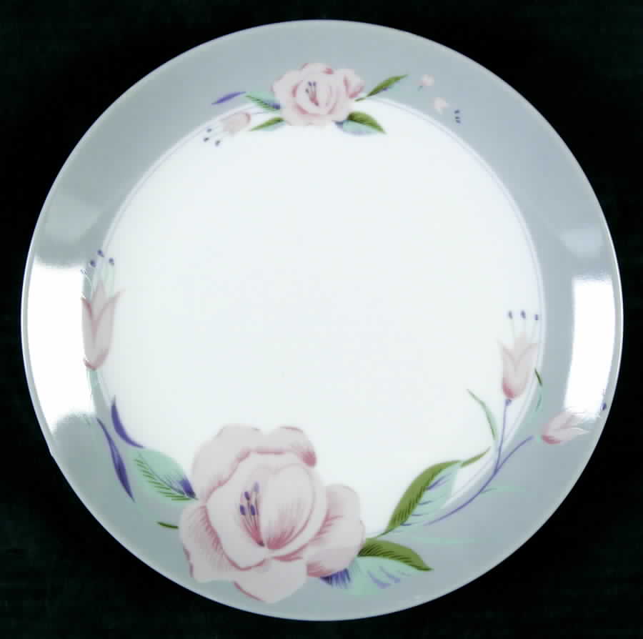 Victorian Rose Salad Plate by Saltera-1