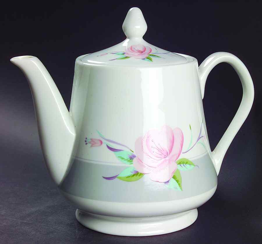 Victorian Rose Teapot & Lid by Saltera-1