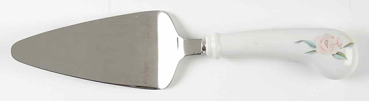 Victorian Rose Pie & Cake Server with Stainless Blade by Saltera-1