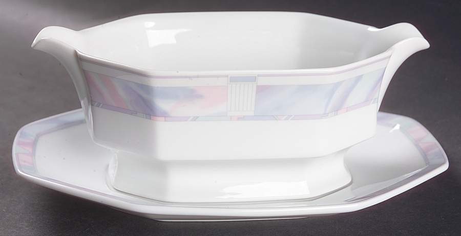 Celina Gravy Boat & Underplate by Savoir Vivre-1