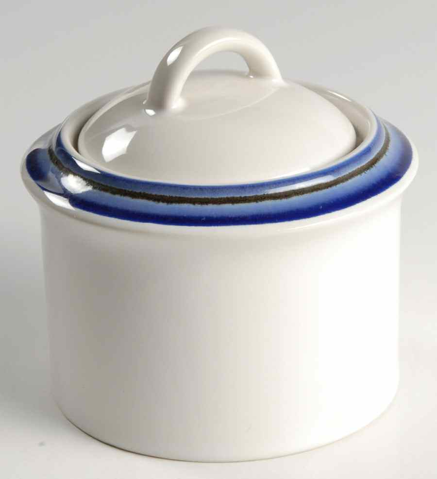 Chantilly Blue Sugar Bowl & Lid by Savoir Vivre-1