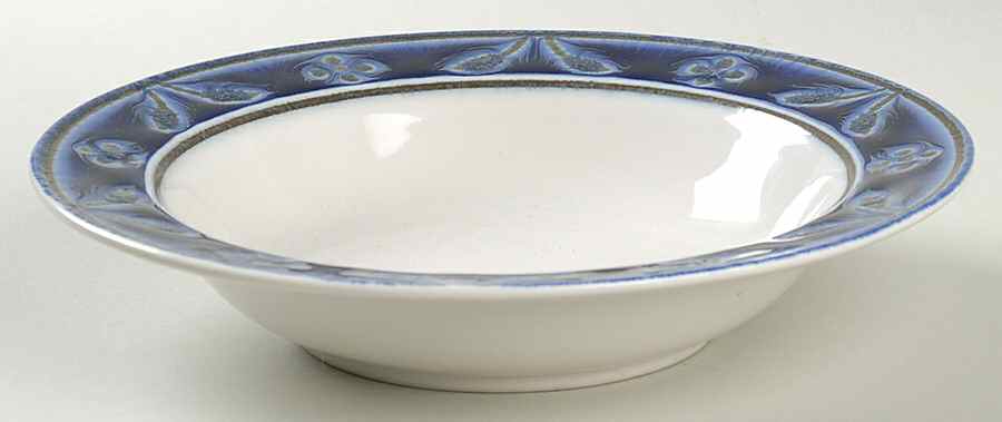 Chantilly Blue Rim Soup Bowl by Savoir Vivre-1