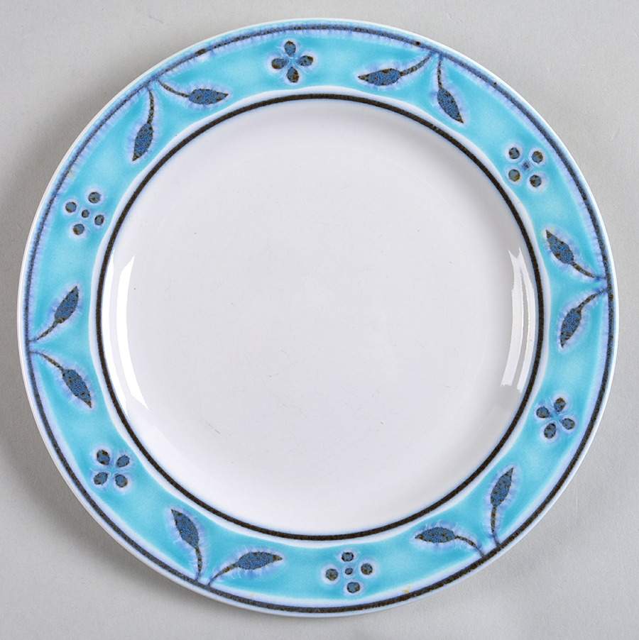 Chantilly Turquoise Salad Plate by Savoir Vivre-1
