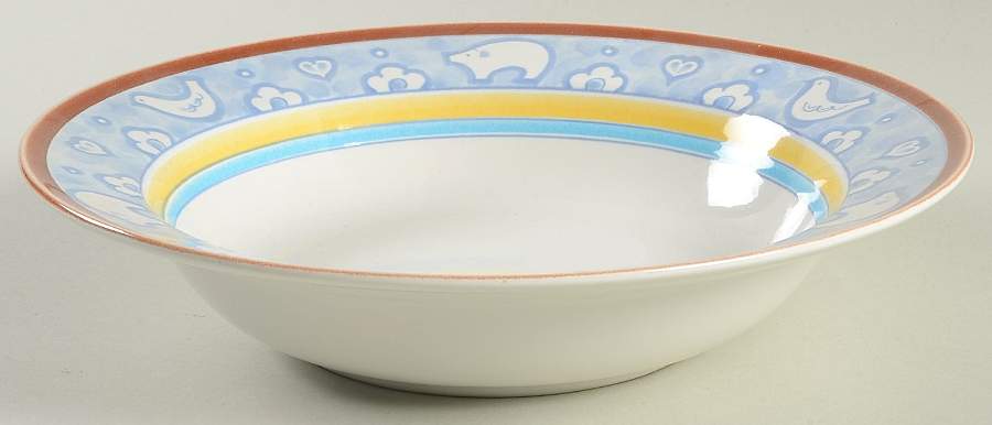 Country Fair 9" Round Vegetable Bowl by Savoir Vivre-1