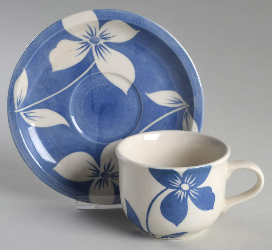 Debut Flat Cup & Saucer Set by Savoir Vivre-1